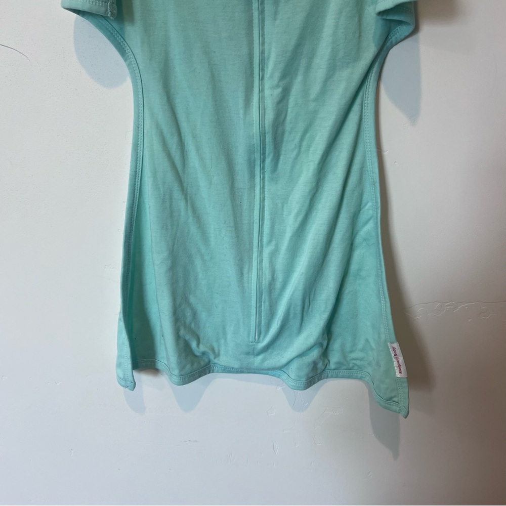 Sleeping Baby Zipadee Mint Green Transitional Sleep Sack Size Small 4-8months - Picture 3 of 8
